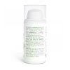Eine 30 ml weiße Flasche Artemisia-Gel mit Bio-Artemisia, ausgestattet mit einem Pumpspender und einem zweisprachigen (Deutsch/Englisch) Etikett mit Angaben zu Inhaltsstoffen, Anwendung und Vorteilen für empfindliche, unreine Haut. Artemisia-Gel 30 ml kaufen.