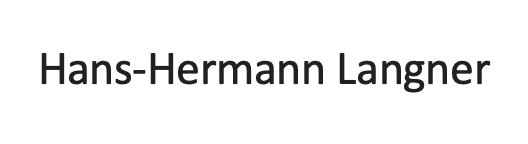 Der Text „Hans-Hermann Langner“ erscheint in schwarzer Schrift auf einem sauberen, weißen Hintergrund.