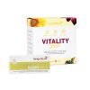 Das Energiepaket Basic beinhaltet zwei Swiss Made kingnature Nahrungsergänzungsmittel: eine große Vitality Shot Box (Immunsystem, Energie, Zellschutz) und eine kleinere NADH VIDA Box.