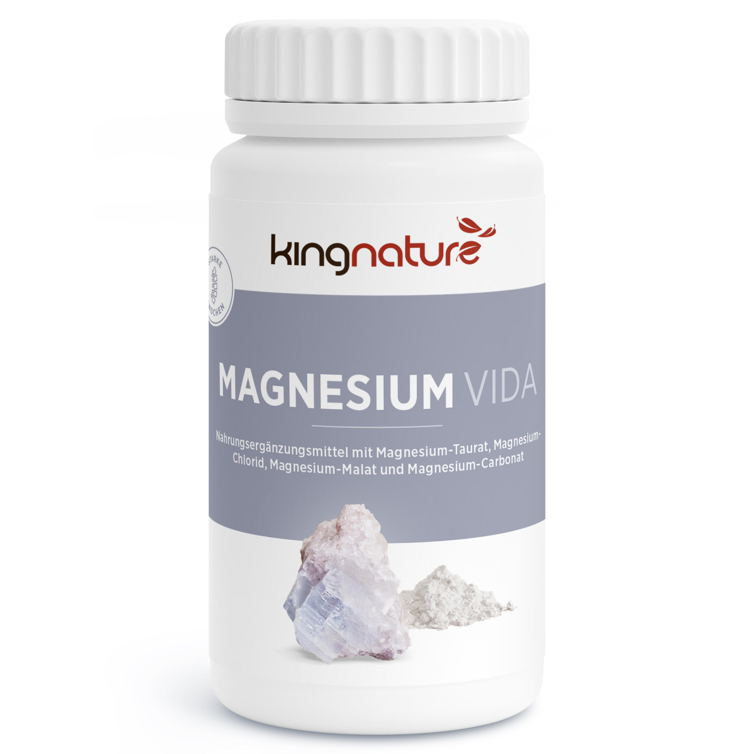 Magnesium-Kapseln mit 4 verschiedenen Magnesiumsalzen aus der Schweiz