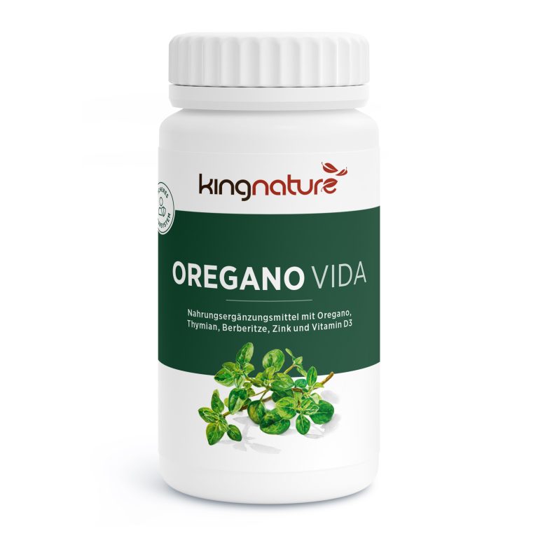 Oregano Vida Dose von kingnature Vorderseite