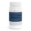 Eine weiße Flasche Nahrungsergänzungsmittel Relax Vida mit einem zweisprachigen deutsch-englischen Etikett, Dosierungsangaben, Ashwagandha als Zutat und einer Schweizer Flagge, die zeigt, dass das Produkt in der Schweiz hergestellt wird.