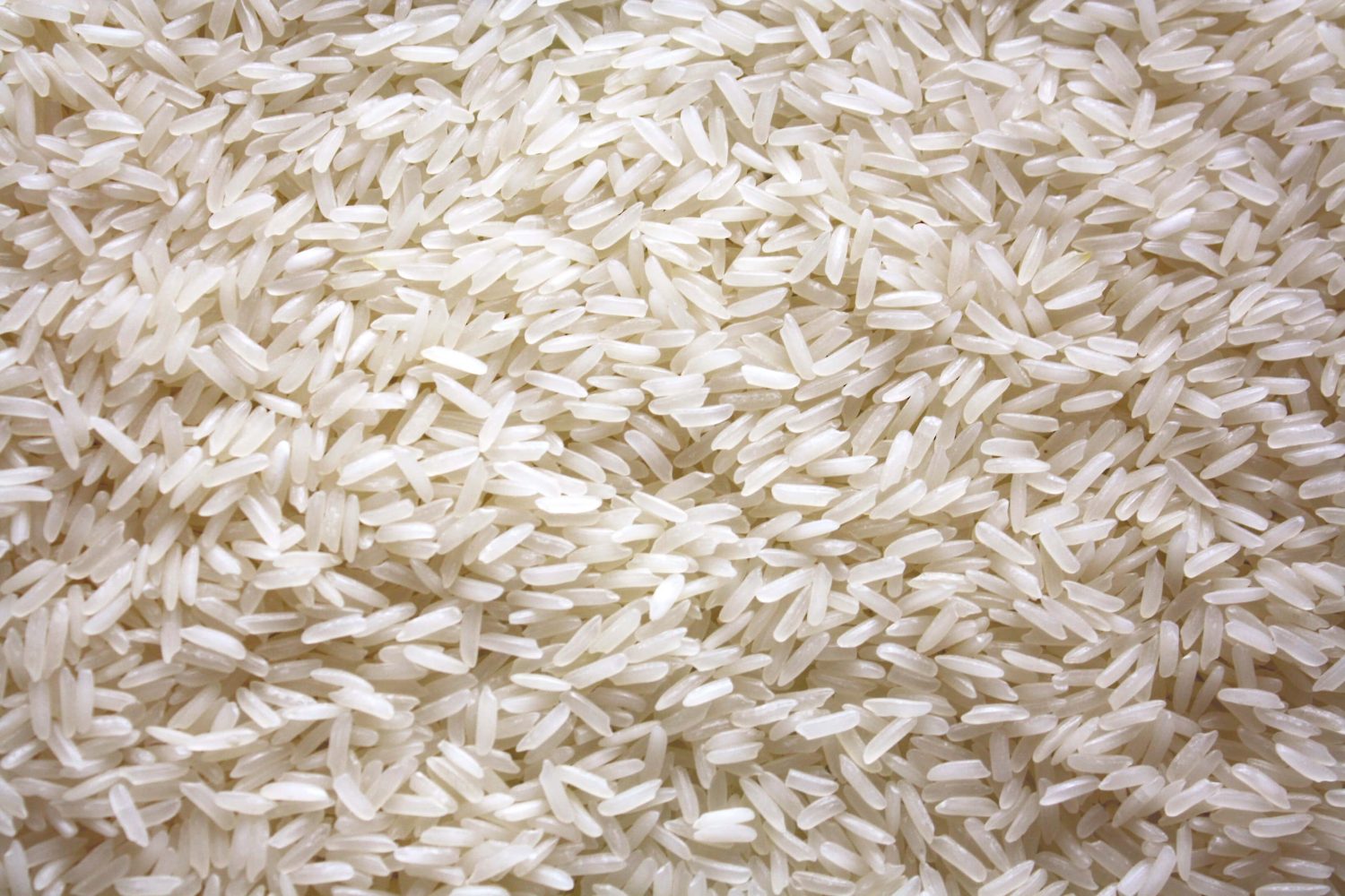 Weiße Reiskörner